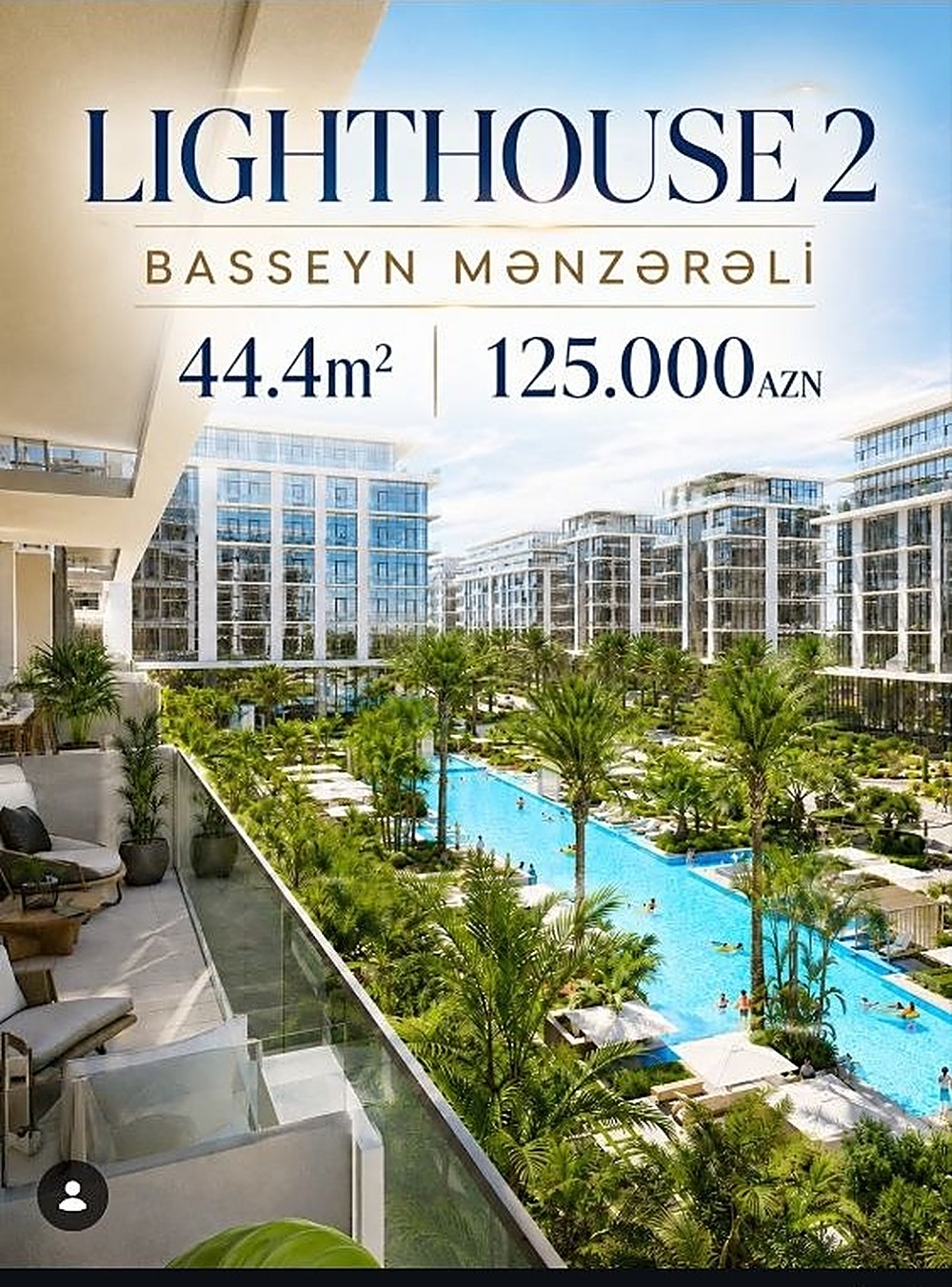 Lighthouse 2 — Basseyn Mənzərəli Studio