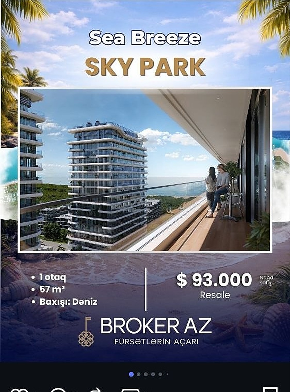 Sky Park — Dəniz Mənzərəli Studio