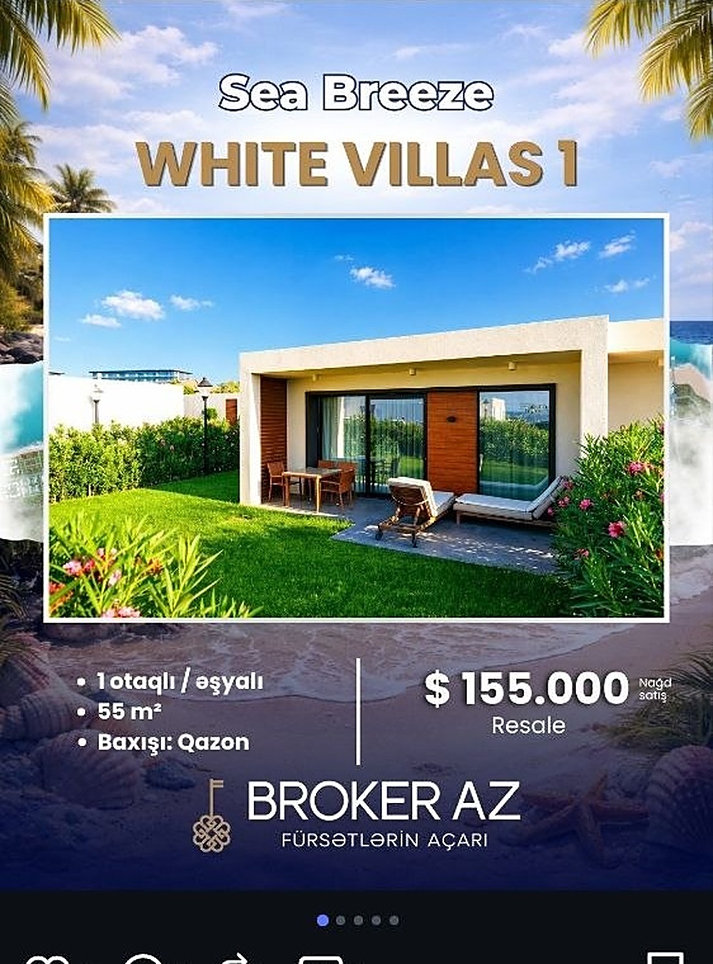 White Villas 1 — Bağçalı Villa (Təcili Satış)