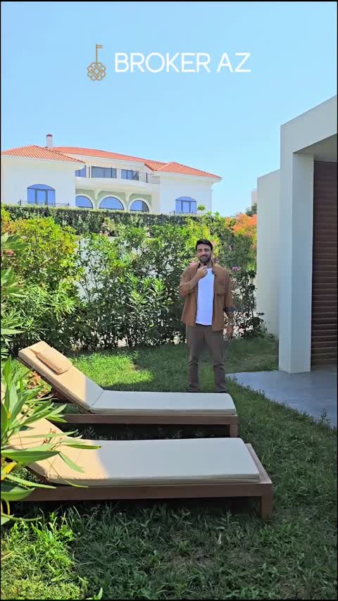 White Villas — bağçalı villa gəzintisi