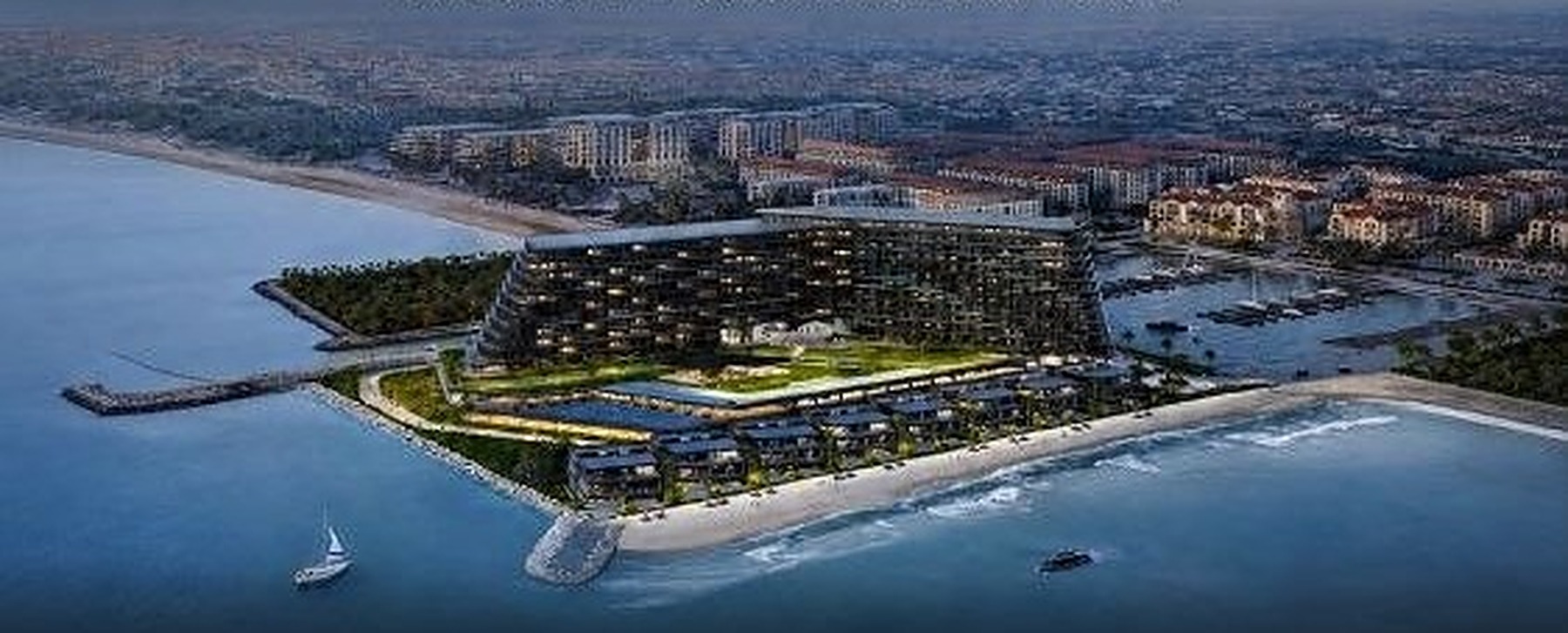 Brabus Island Baku — hava görüntüsü